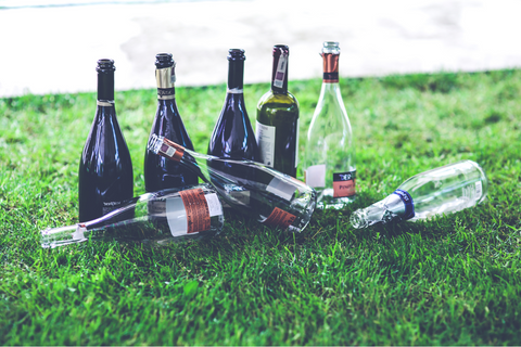 what happens to empty wine bottles
