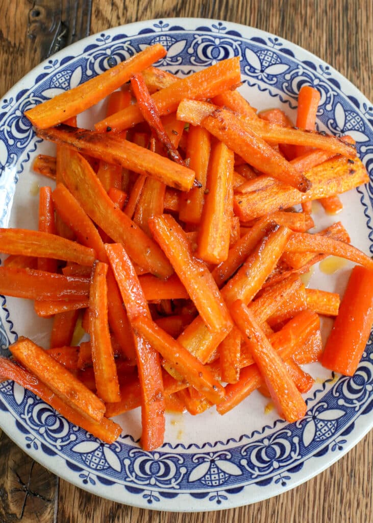 Roasted Carrots with Garlic Butter Glaze