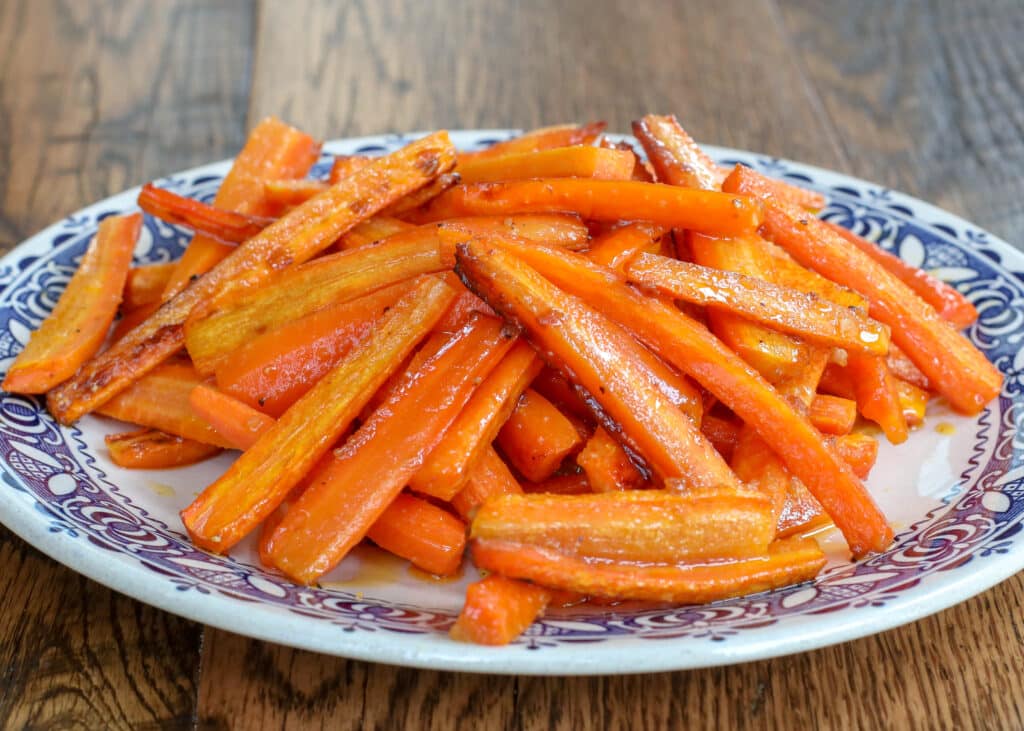 Garlic Butter Roasted Carrots - recipe from The Ultimate Vegetable Side Dishes Cookbook