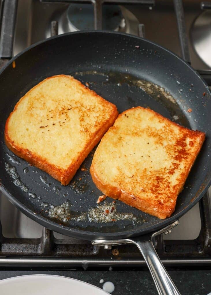 french toast in nonstick skillet