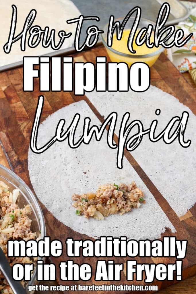 Lumpia process step by step