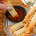 lumpia with dipping sauce