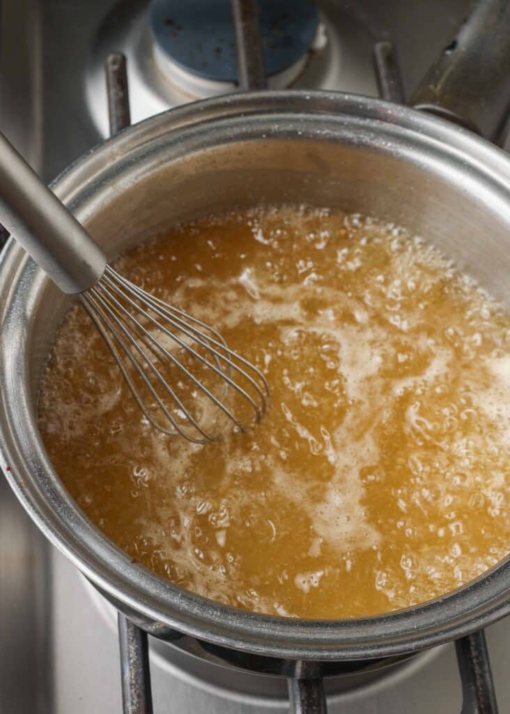 boiling brine for pickled broccoli