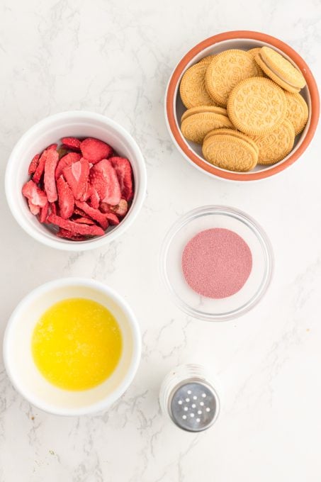 Strawberry Crunch ingredients.