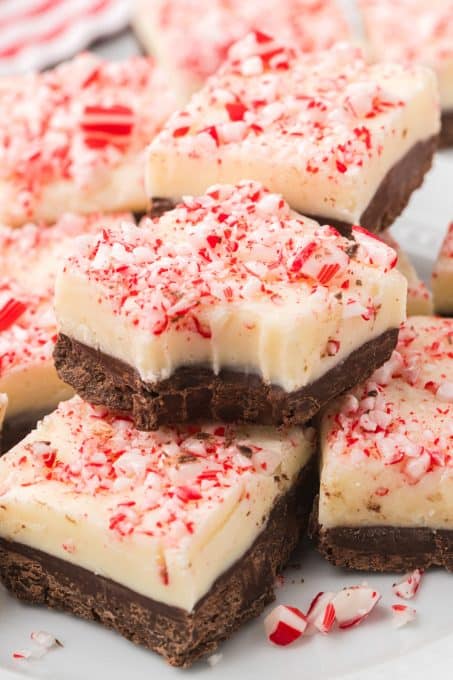 Peppermint Bark Fudge