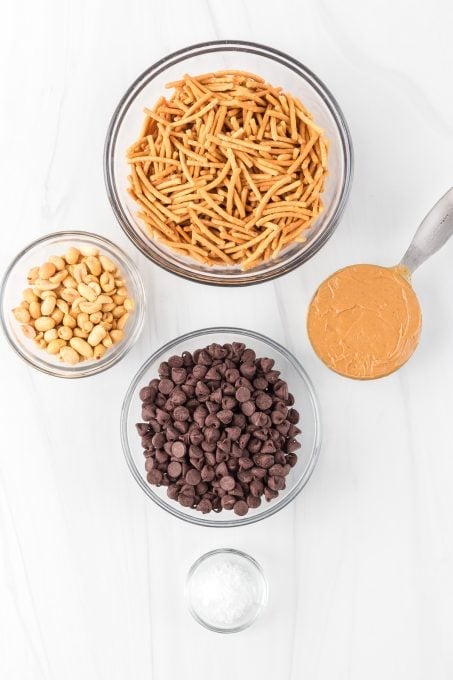 Ingredients for Haystacks