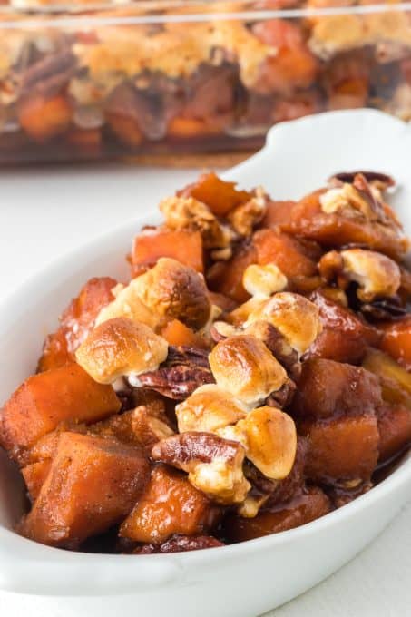 Molasses Glazed Sweet Potatoes