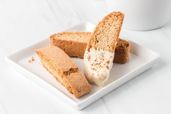 Biscotti with the spices of Chai.