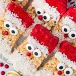 Santa Rice Krispie Treats