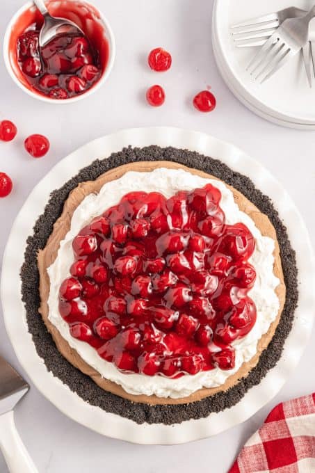 No Bake Black Forest Pie
