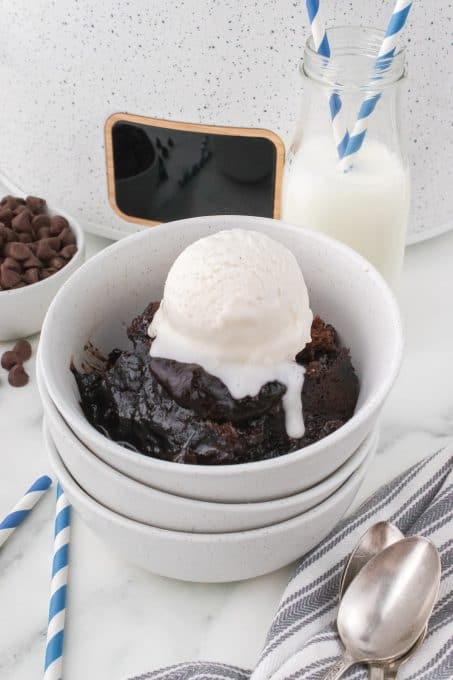 Chocolate slow cooker pudding cake