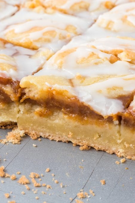 Pumpkin bars with no pie crust.