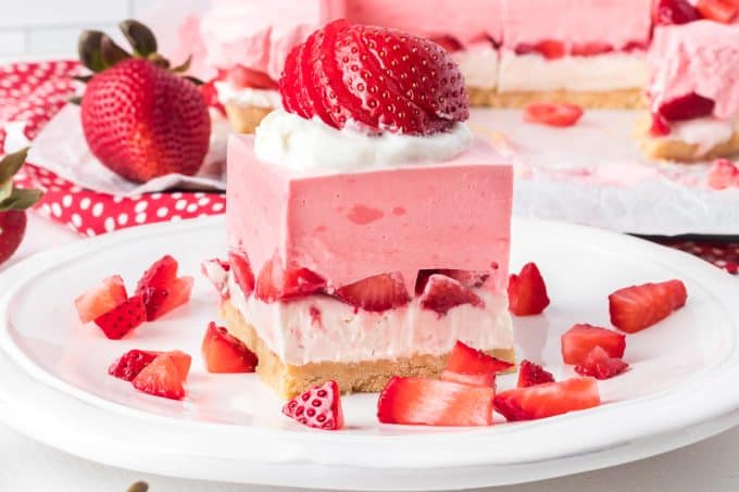 Strawberry Cream Dream Bars