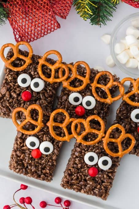 Reindeer Rice Krispie Treats