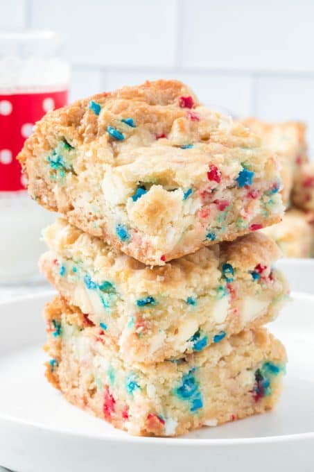 4th of July Gooey Butter Bars