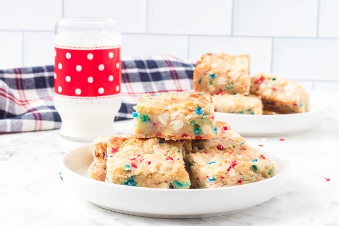 4th of July Gooey Butter Bars