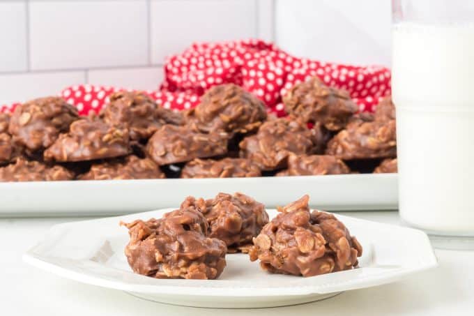 Chocolate Peanut Butter No Bake Cookies