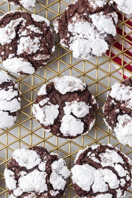 Chocolate Crinkle Cookies