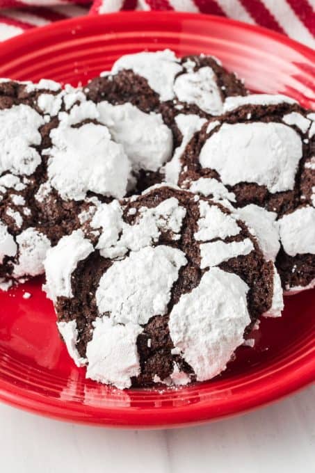 Chocolate Crinkle Cookies