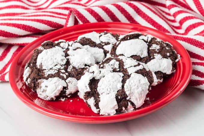 Chocolate Crinkle Cookies