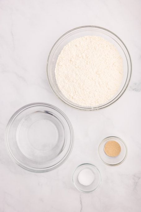 Ingredients for Dutch Oven Bread.