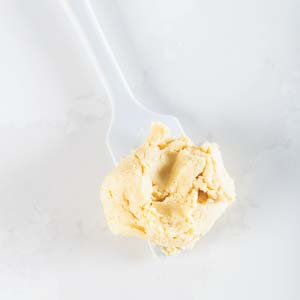 Sucree dough on spatula