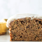 Chai-Zucchini Loaf Cakes with Cinnamon Glaze