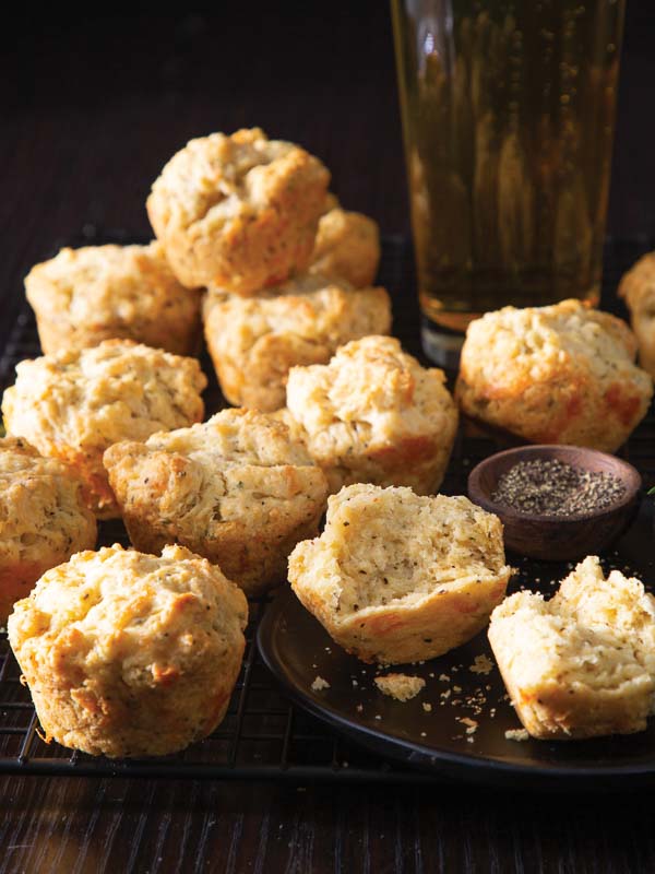 Beer-Cheddar Muffins