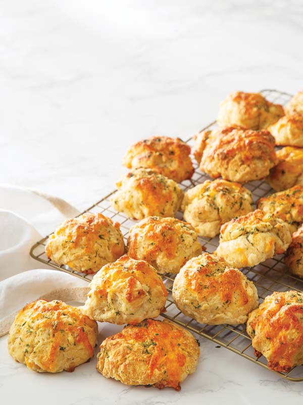 Cheddar-and-Garlic Drop Angel Biscuits