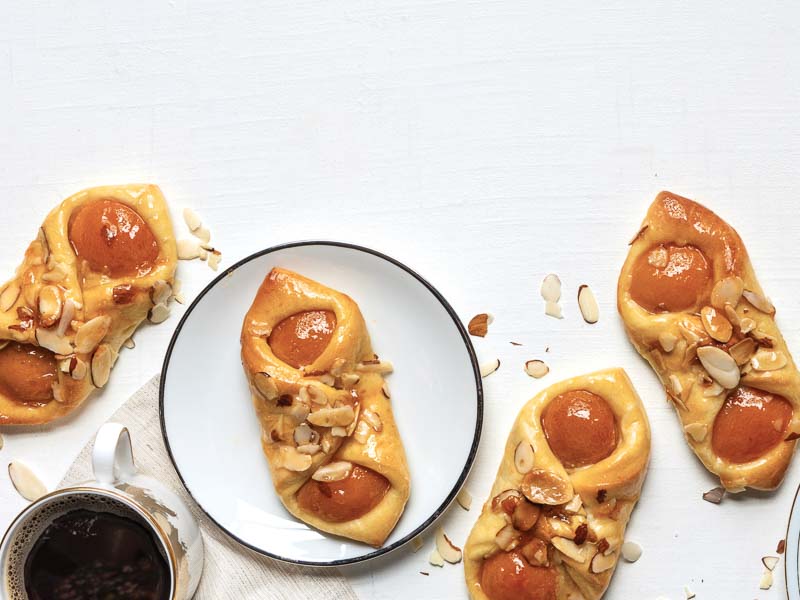 Gold Medal Apricot Brioche Tarts