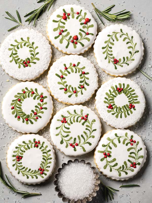 Sugar Cookie Wreaths