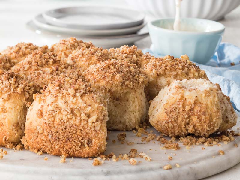 Hungarian Pull-Apart Pecan Coffee Cake