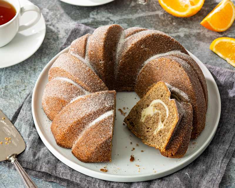 Earl Grey-Orange Bundt Cake