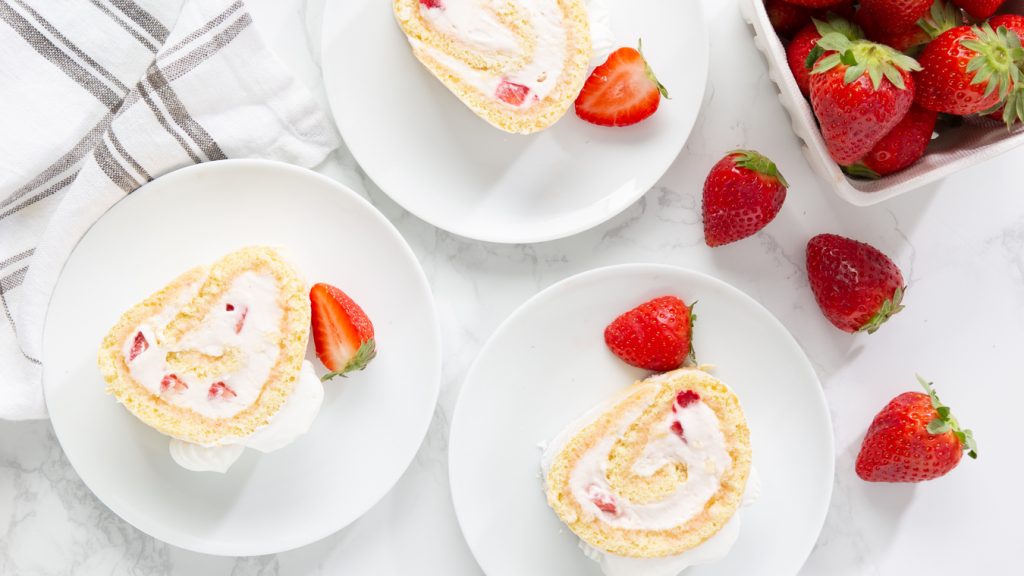 Strawberry Roulade