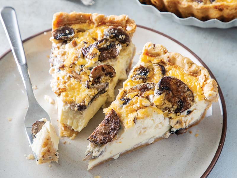 Mushroom Quiche