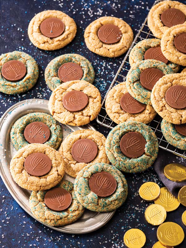 Gelt Cookie Butter Blossom Cookies