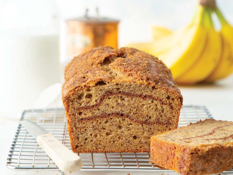 Cinnamon Crunch Banana Bread