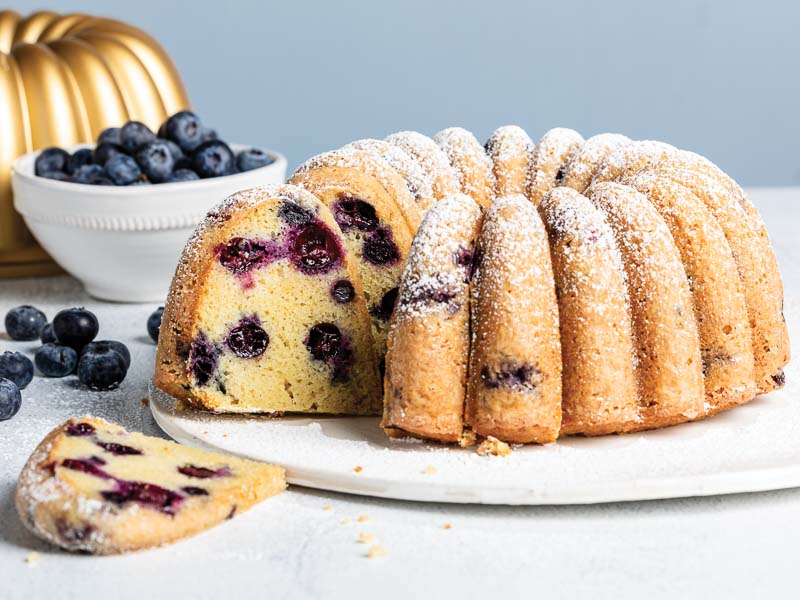 Blueberry Pound Cake