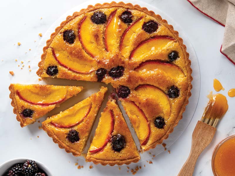 BLACKBERRY-NECTARINE FRANGIPANE TART