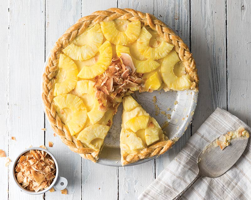 Pineapple & Coconut Pie