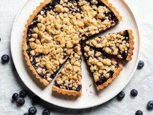 Blueberry Crumble Tart