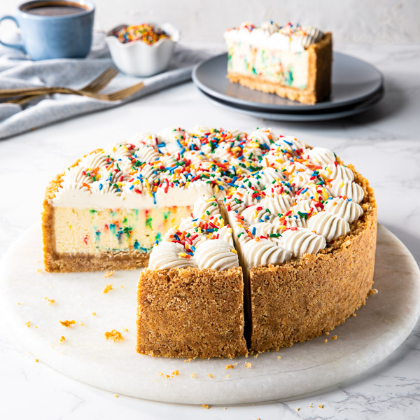 sprinkle cheesecake