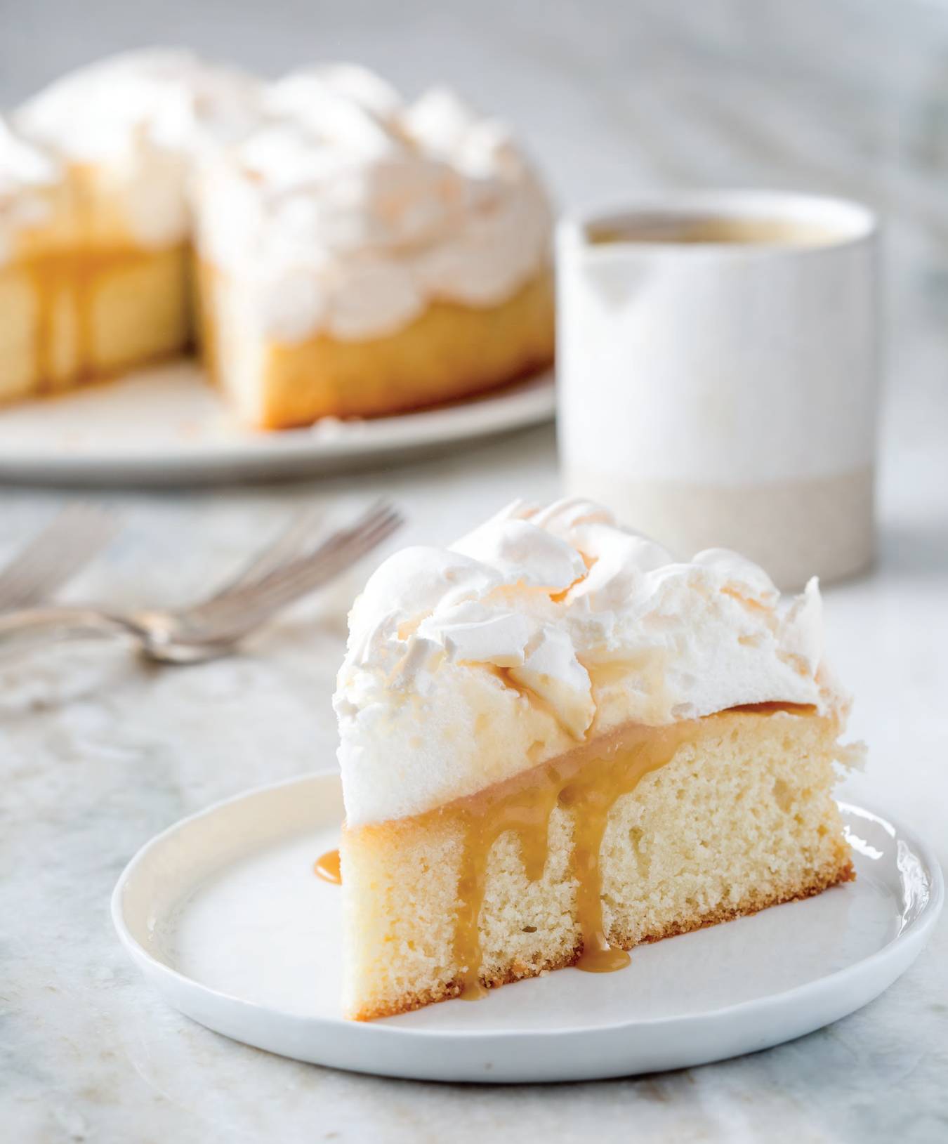 Twice-Baked Meringue Cake