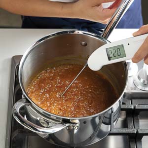 Boiling caramel