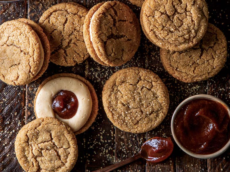 Apple Butter Sandwich Cookies