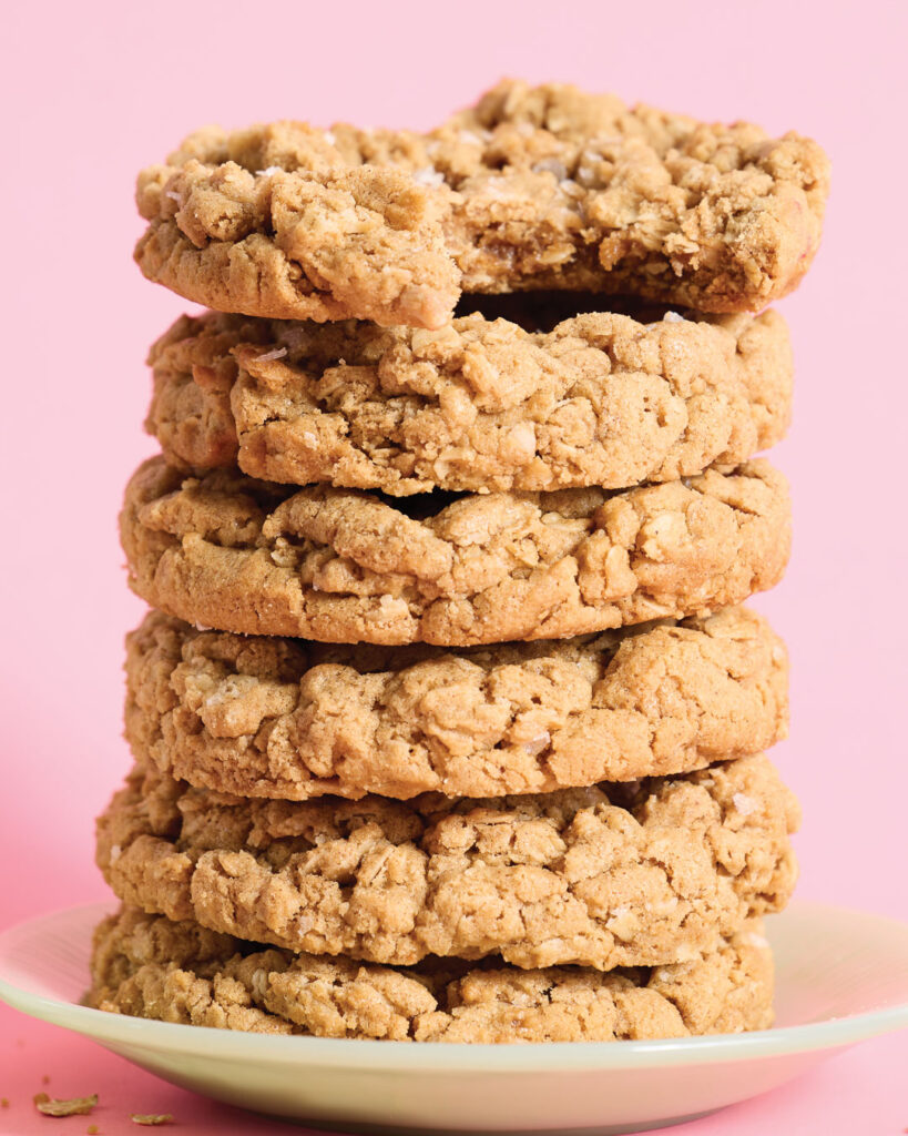 Almond Butter and Oat Cookies