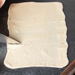 cutting dough