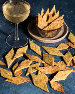 Herbed Pine Nut Crackers