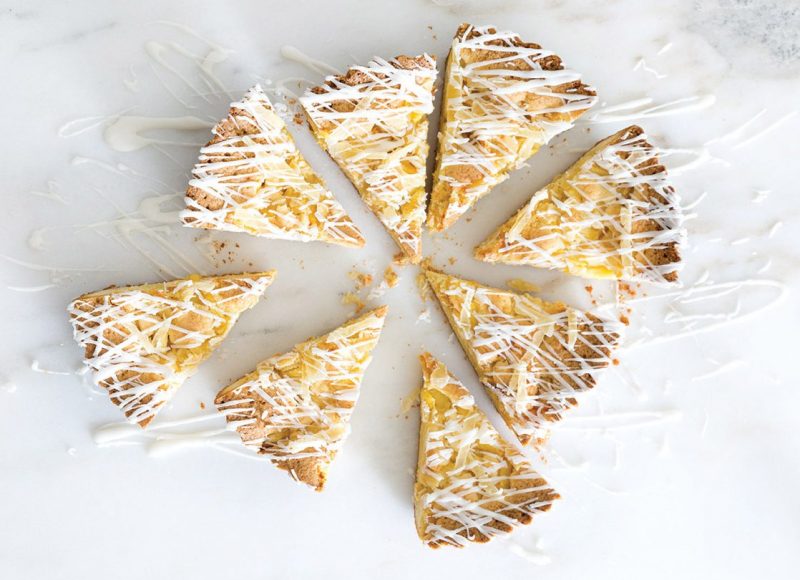 Pineapple-Bourbon Pound Tart