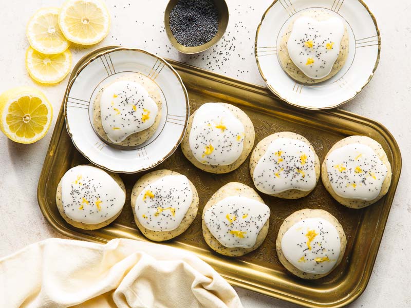 Lemon-Poppy Seed-Ricotta Cookies